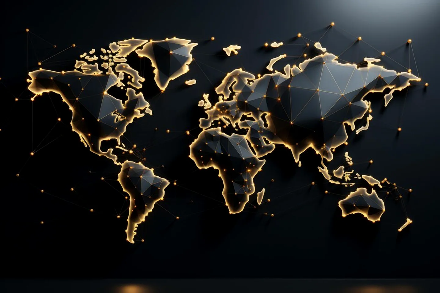 Mapa-múndi com a presença global da CleanNew em 12 países e 5 continentes